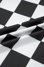 Checker Sleeveless Tank Top