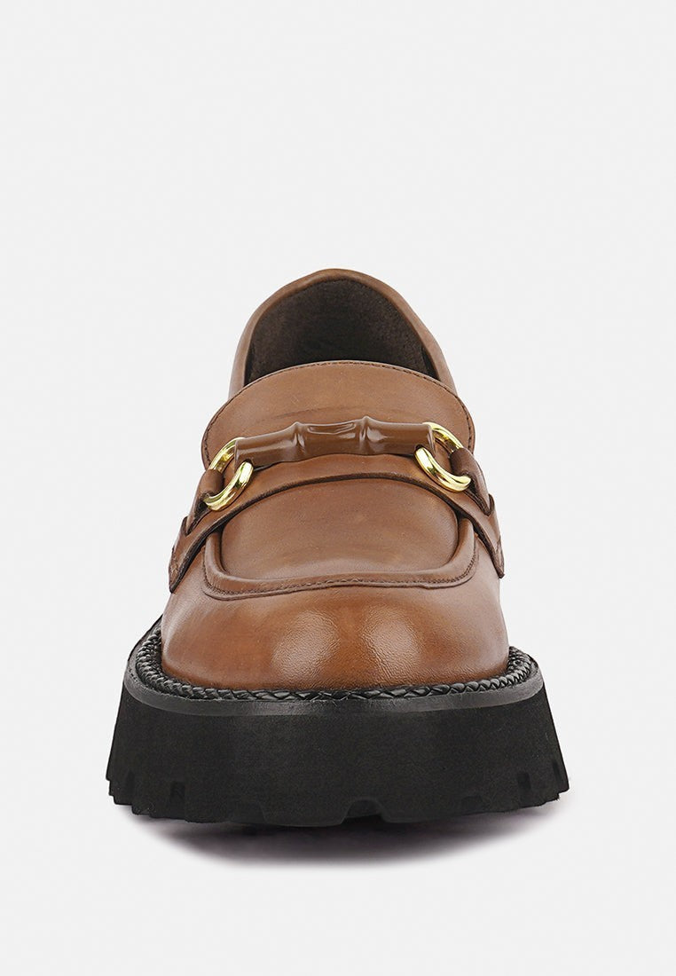 Mocassins en cuir épais Cheviot