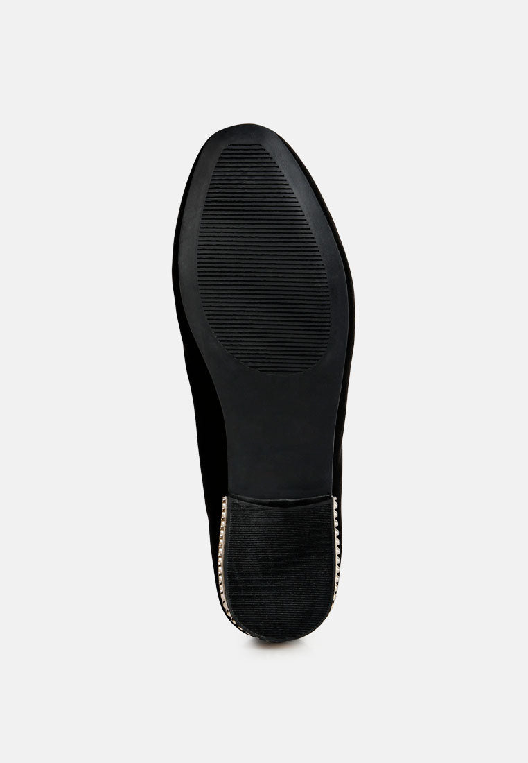 Atrika Faux Suede Tassel Loafers