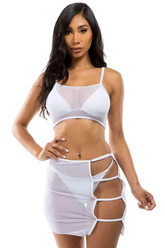 Mesh Cover Two-Piece Set - VacationGrabs