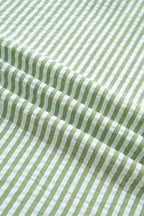 Stripe Collared V-Neck 3/4 Sleeve Blouse