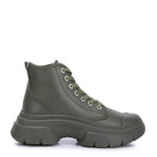 Roxane Chunky Lace Up Boots - VacationGrabs