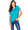 Basic Bae Full Size V-Neck Short Sleeve T-Shirt - VacationGrabs