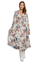 Women's Dresses Floral Chiffon Midi Dress