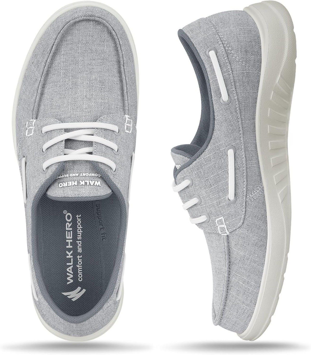 Women's Slip-On Walking Shoes with Arch Support, Lightweight