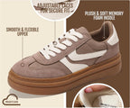 Women's Platform Sneakers with Memory Foam Insole, Lace-Up