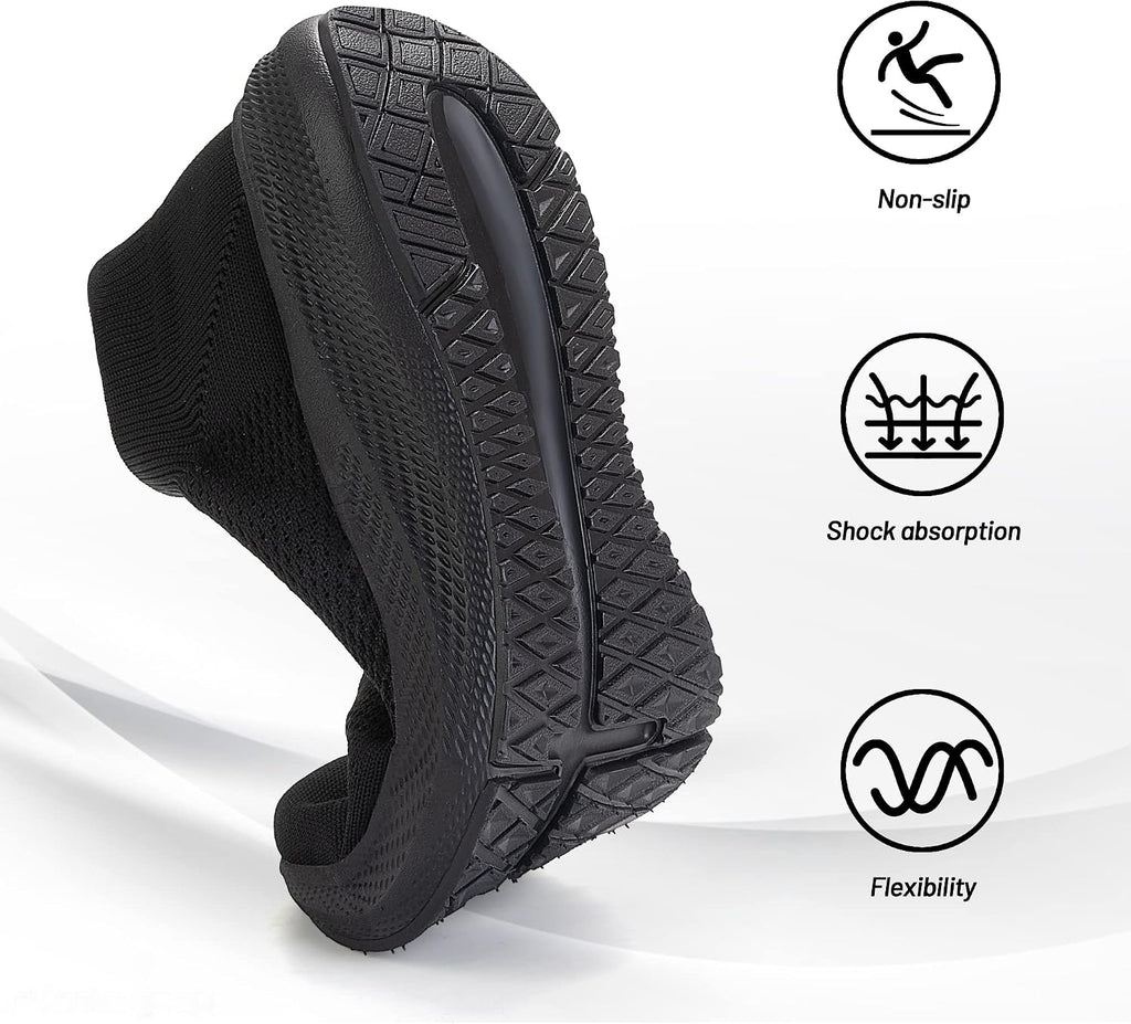 Women's Slip-On Walking Shoes with Memory Foam Insole