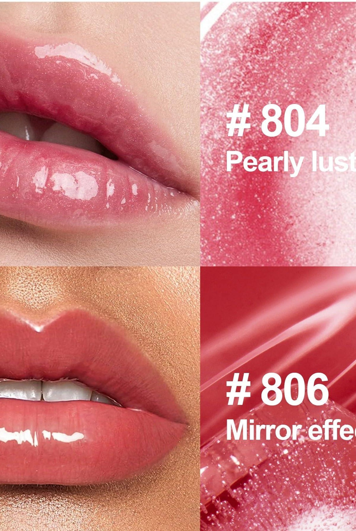 Women's Personal Care - Beauty 6PCS Hydrating Lip Gloss Neutral Nude Nourishing Glossy Lipgloss for Women