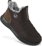 Women's Fur Lined Waterproof Snow Ankle Boots, Non-Slip