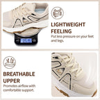 Women's Non-Slip Walking Shoes, Lightweight Cushioned Sneakers