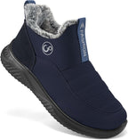 Women's Fur Lined Waterproof Snow Ankle Boots, Non-Slip