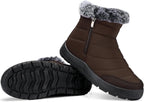 Women's Waterproof Snow Boots with Faux Fur Lining, Non-Slip