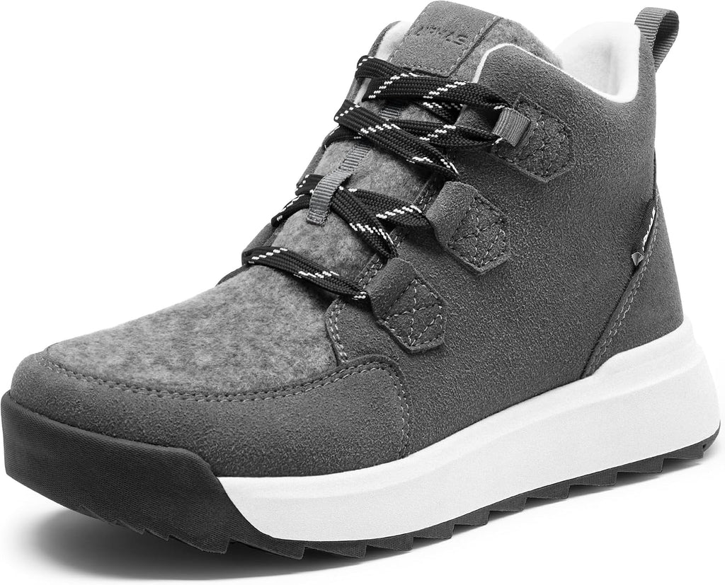 Women's Water-Resistant Lace-Up Snow Ankle Boots