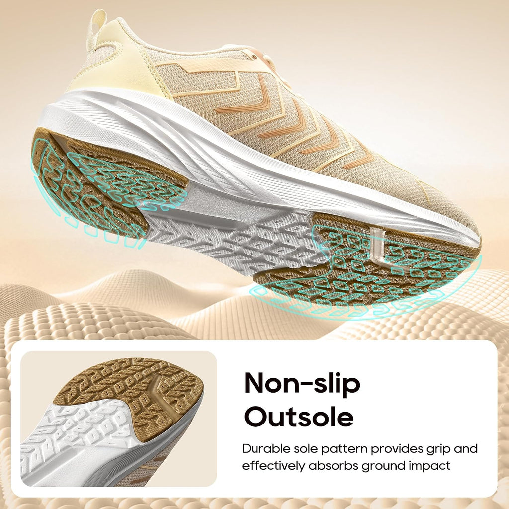 Women's Lightweight Mesh Walking Shoes, Non-Slip Sneakers