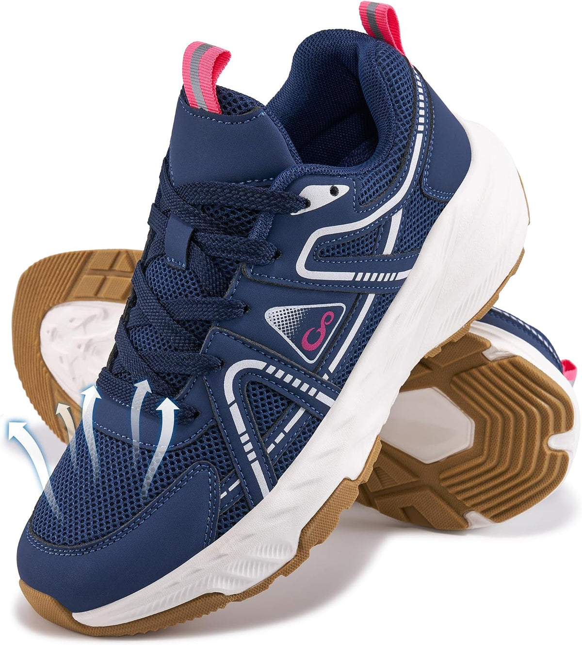Women's Non-Slip Walking Shoes, Lightweight Cushioned Sneakers