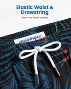 Mens Swim Trunks Compression Liner Quick Dry Zipper Pockets - VacationGrabs
