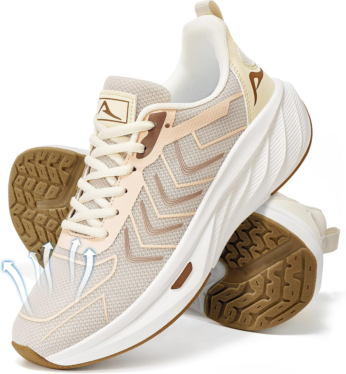 Women's Lightweight Mesh Walking Shoes, Non-Slip Sneakers