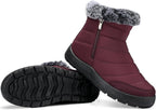 Women's Waterproof Snow Boots with Faux Fur Lining, Non-Slip