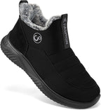 Women's Fur Lined Waterproof Snow Ankle Boots, Non-Slip