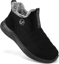 Women's Fur Lined Waterproof Snow Ankle Boots, Non-Slip