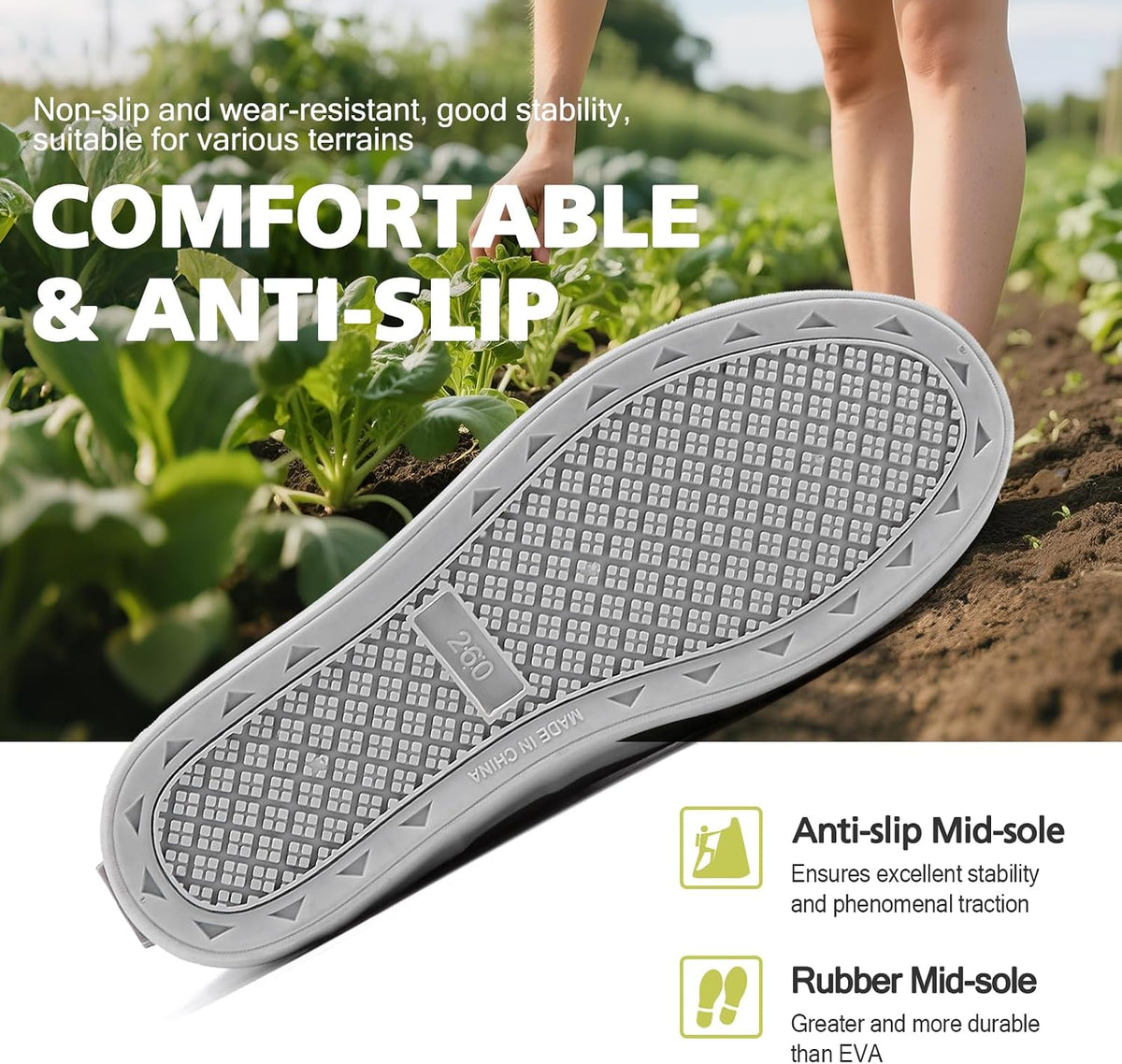 Women's Waterproof Ankle Deck Boots for Fishing & Garden