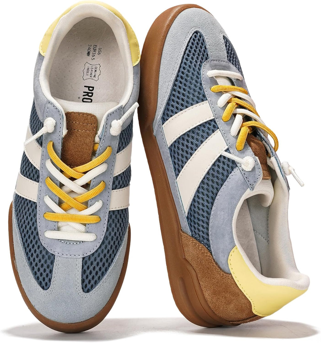 Women's White Leather Slip-On Sneakers with Memory Foam