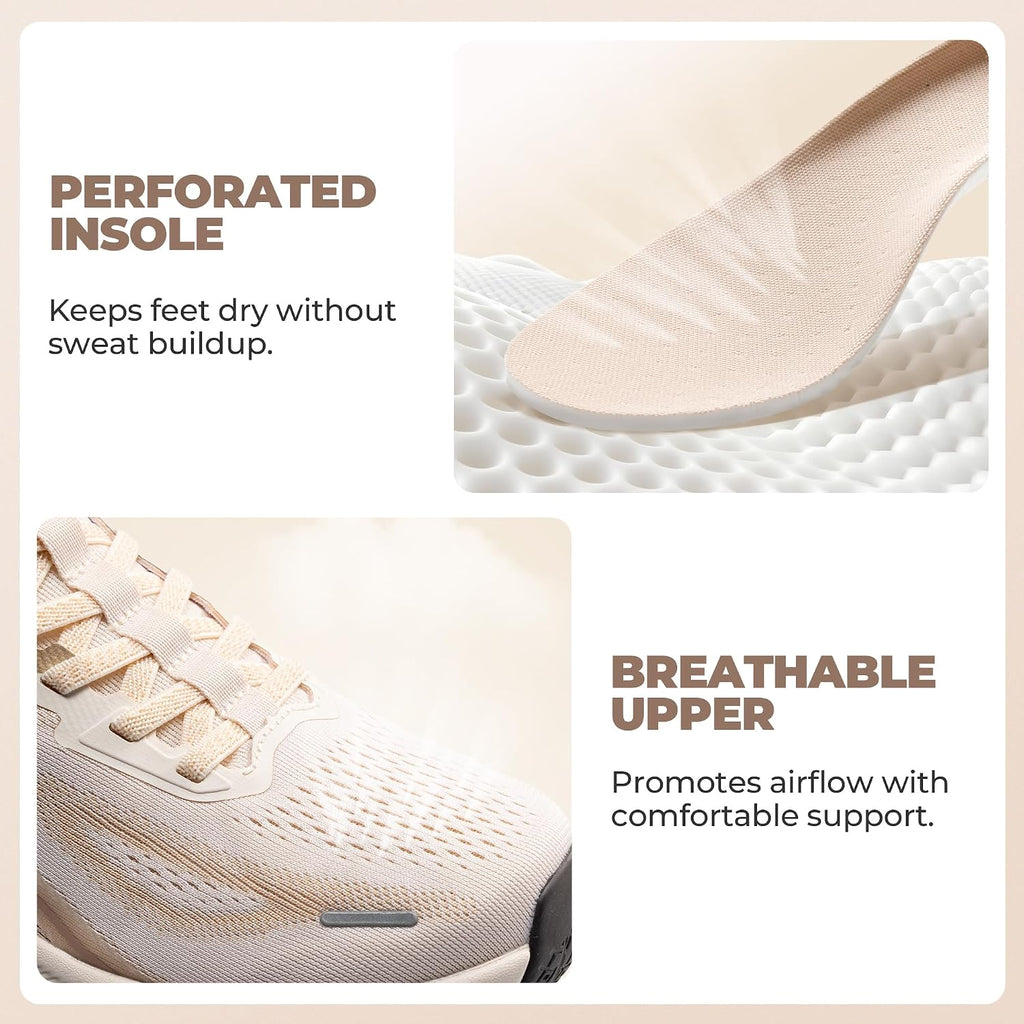 Women's Slip-On Walking Shoes with Arch Support Insole