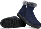 Women's Waterproof Snow Boots with Faux Fur Lining, Non-Slip