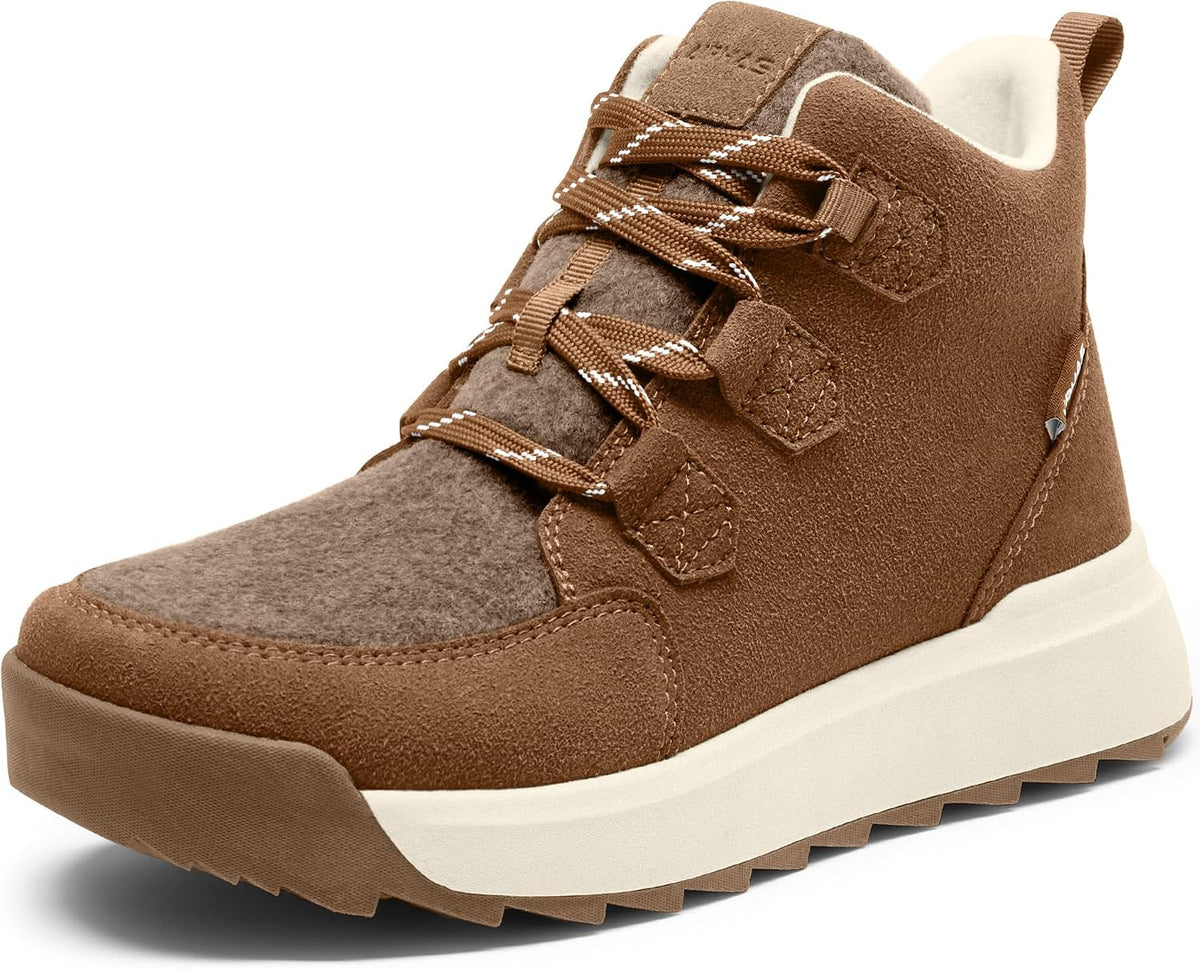 Women's Water-Resistant Lace-Up Snow Ankle Boots