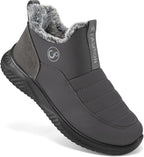 Women's Fur Lined Waterproof Snow Ankle Boots, Non-Slip