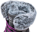 Women's Waterproof Mid-Calf Snow Boots with Faux Fur Collar