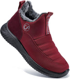 Women's Fur Lined Waterproof Snow Ankle Boots, Non-Slip