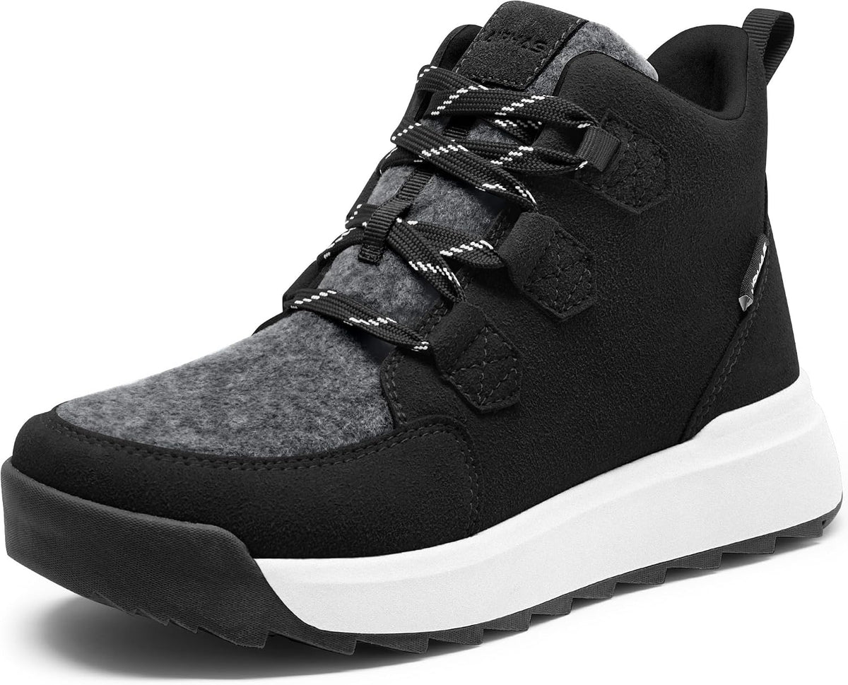Women's Water-Resistant Lace-Up Snow Ankle Boots
