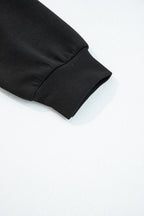 Solid Quarter-Zip Top and Drawstring Pants Set