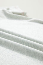 Reversible Contrast Stitching Mock Neck T-Shirt
