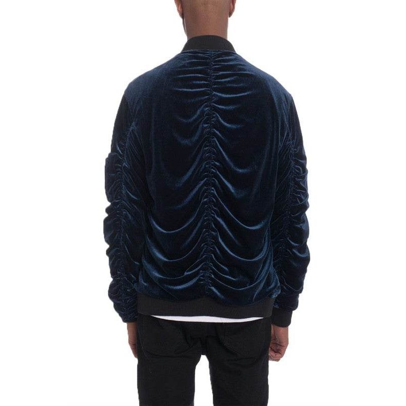 Men's Velour Bomber Jackets - VacationGrabs