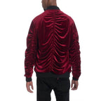 Men's Velour Bomber Jackets - VacationGrabs