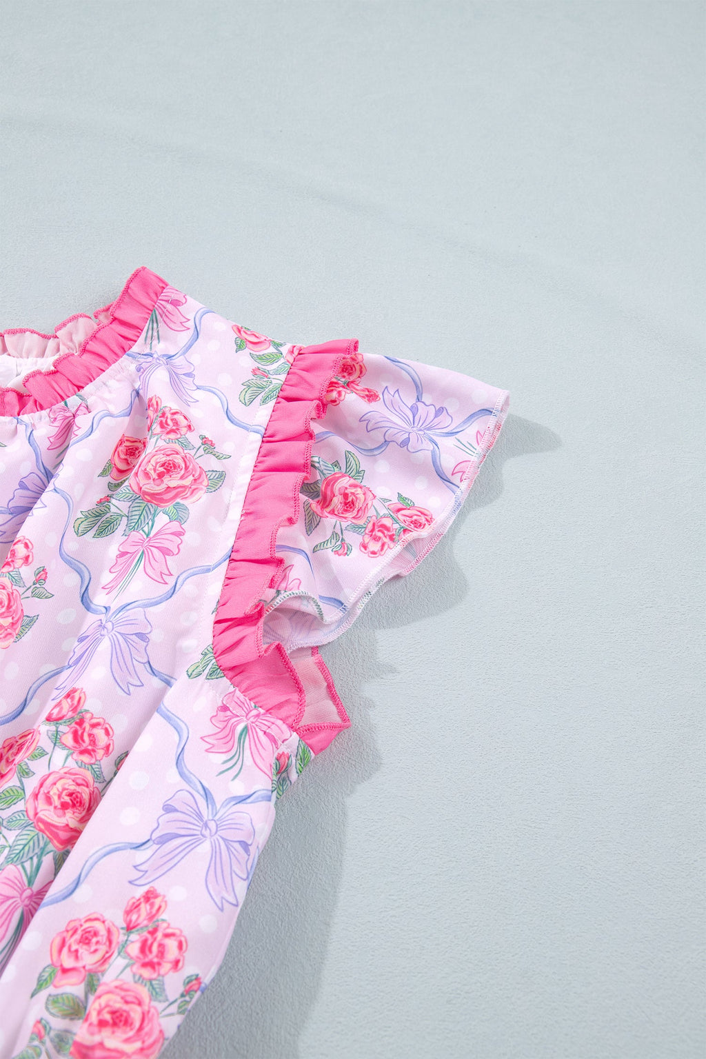 Floral Ruffle Tiered Sleeveless Mini Dress
