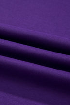 Reversible Contrast Stitching Mock Neck T-Shirt