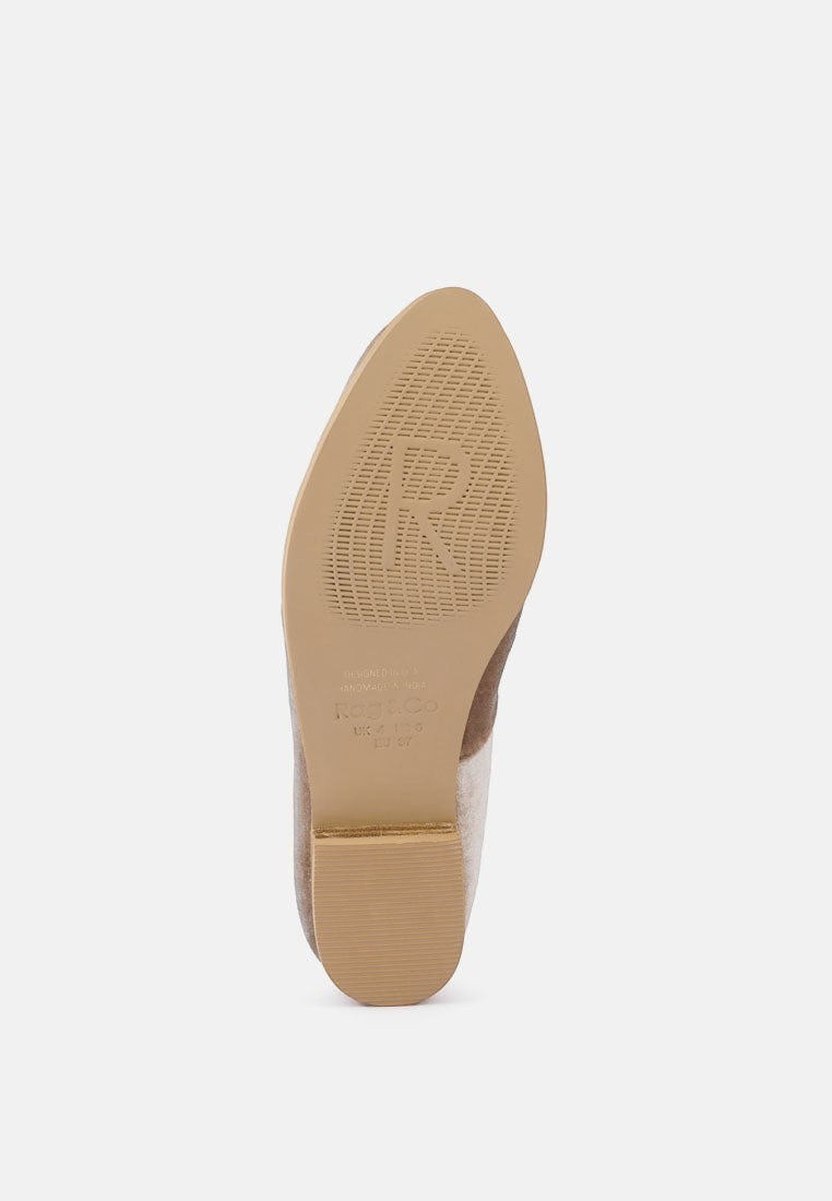 Luxe-Lap Velvet Handcrafted Loafers
