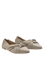 Ballerines élastiquées à détails noués Norma