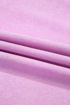 Mineral Wash Tank Top and Lined Split Skirt Set