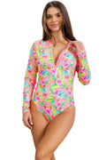 Long Sleeve Swimsuit for Women's Beach Adventures