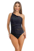 Chic One-Shoulder Dress for Women's Swimwear