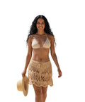 Chic Women's Boho Skirt for Beach Vacations