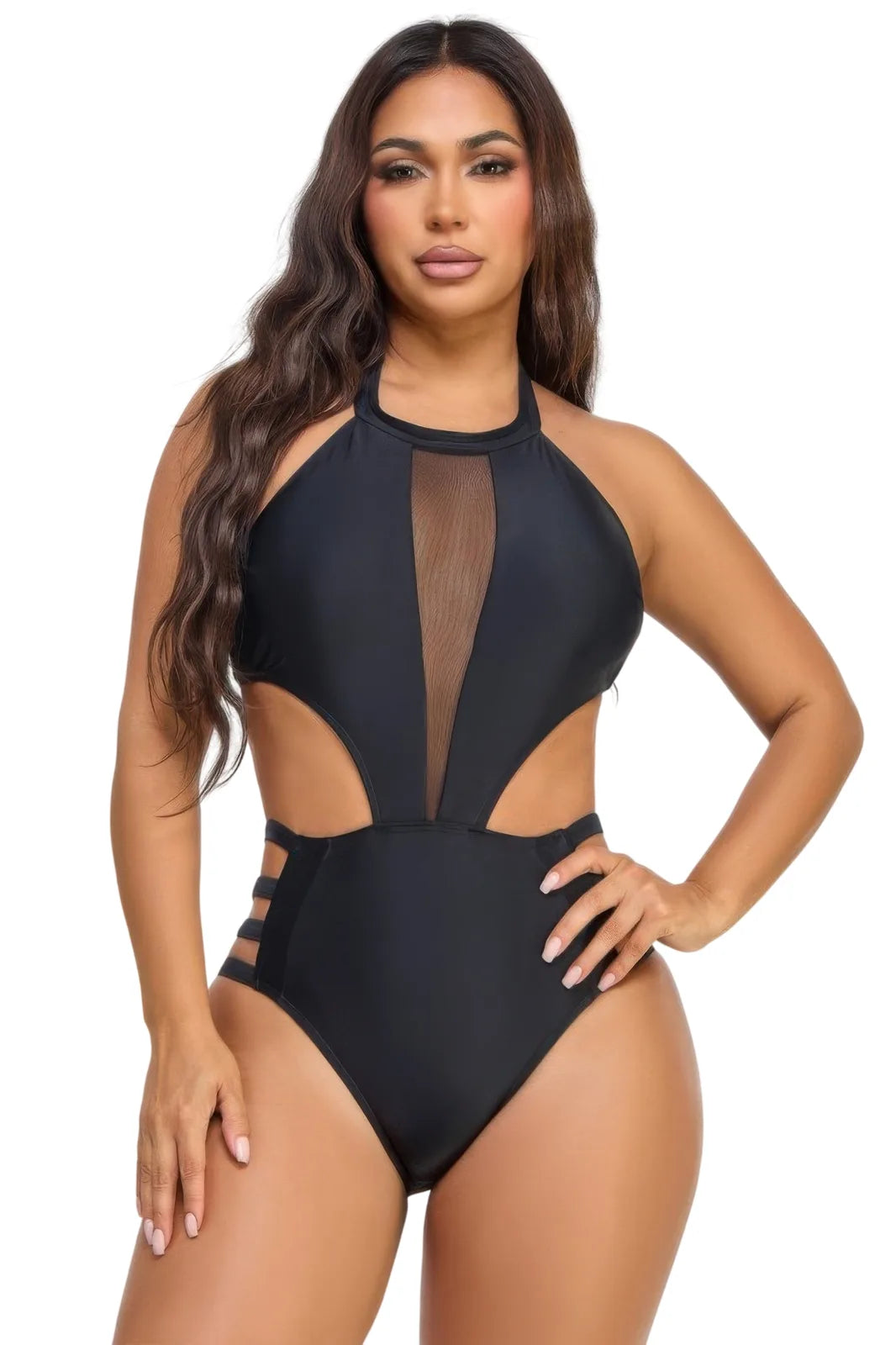 Women's Swimmers Swimwear Cutout One-Piece Swimsuit