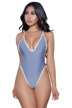 Women's Swimwear Swimsuit in Elegant Gray Design