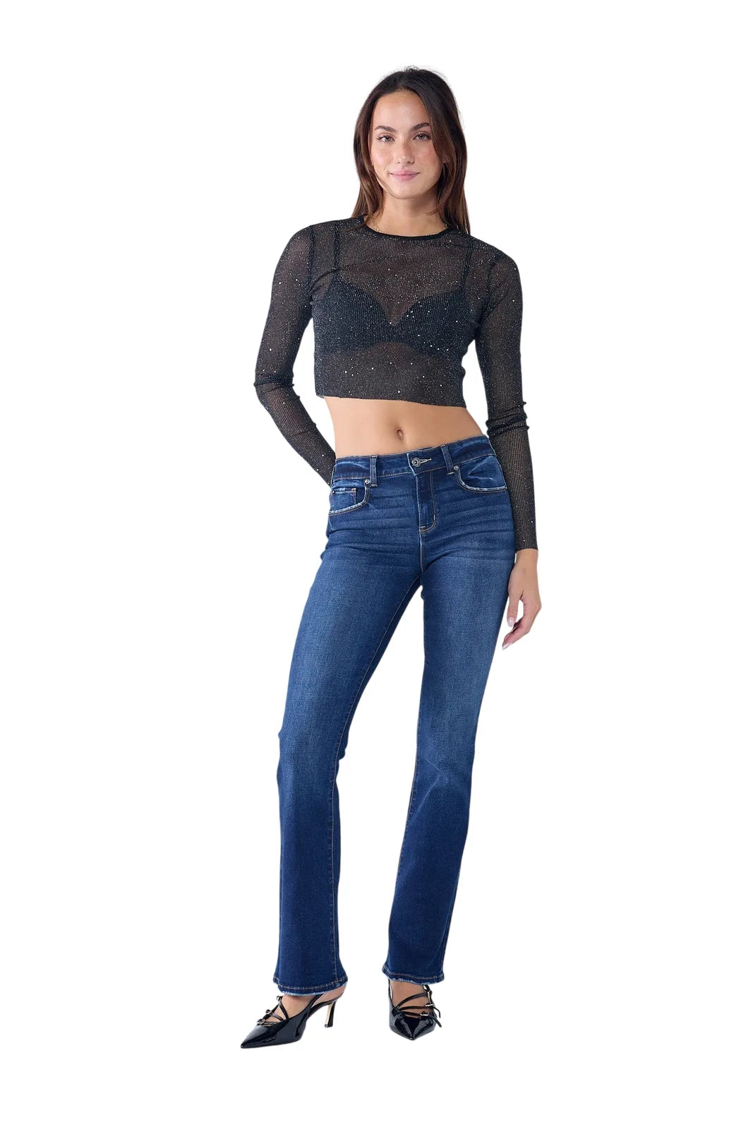 High Rise Classic Bootcut Jeans