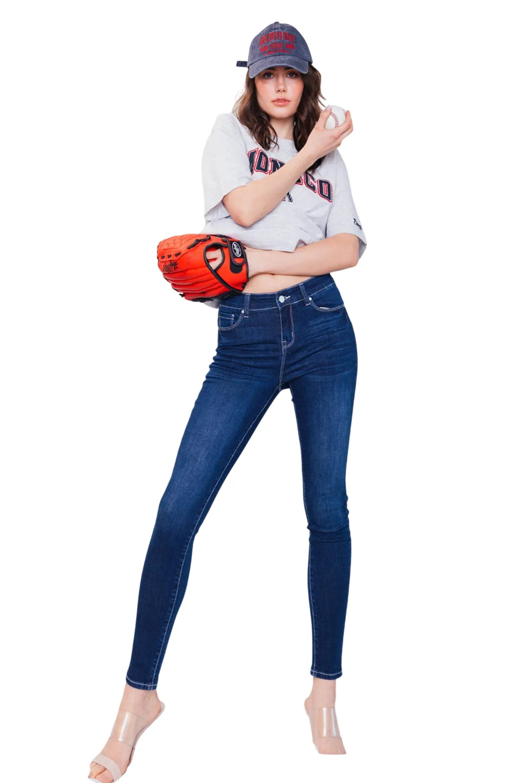 Mid Rise Skinny Jeans