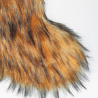 Women's Knee-High Faux Fur Snow Boots, Flat Heel